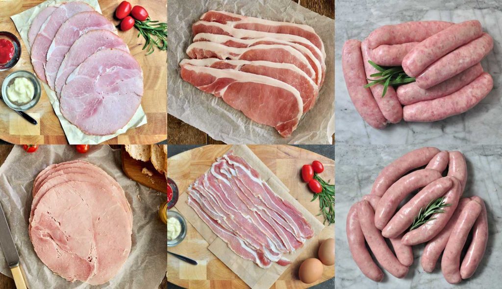 Traditional Ham, Bacon & Sausage Hamper